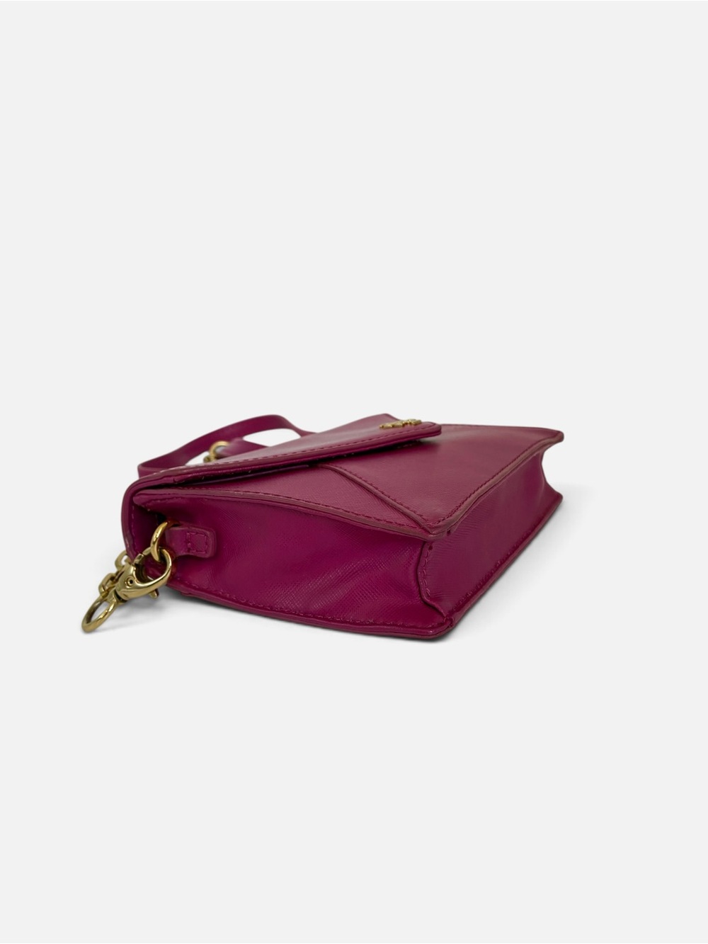 Tory Burch Envelope Crossbody Bag in Magenta with Gold Hardware - Picture 6 of 11
